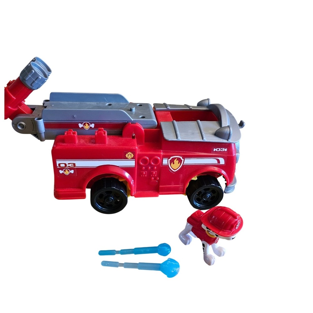 Paw Patrol Marshall Split-Second 2-in-1 Transforming Fire Truck Toy 03‎ Red